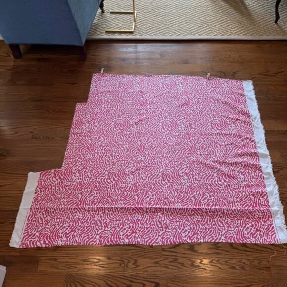 Thibaut St. Croix Pink F913156 Summer House Collection Fabric Remnant - Picture 3 of 11